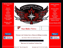 Tablet Screenshot of northernstarsrider.ca